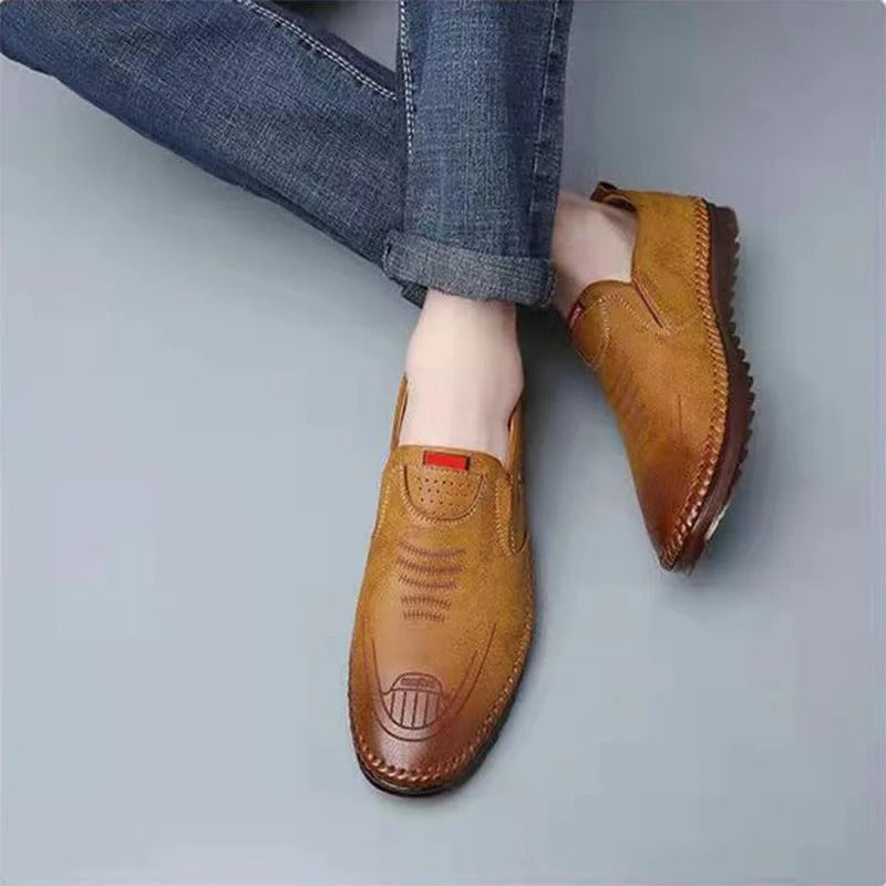 Mocassins à Enfiler en Cuir pour Hommes | Lorvix